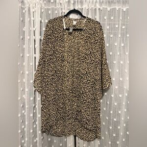 NWT! American Eagle Leopard Print Kimono